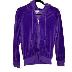 JUICY COUTURE | Vintage Y2K Purple Velour Full Zip Track Hoodie Jacket